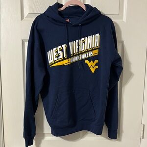 Hanes West Virginia Navy Hoodie